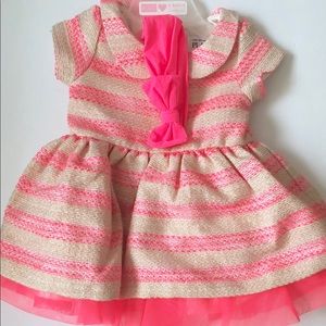 Pink Easter Dress 0-3 months NWT